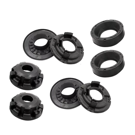 Front Rear Upper & Lower Spring Isolator Kit 52088257 52088401 K160061 K160042 for Jeep Vehicle Grand Cherokee 1999-2004 - KUDUPARTS
