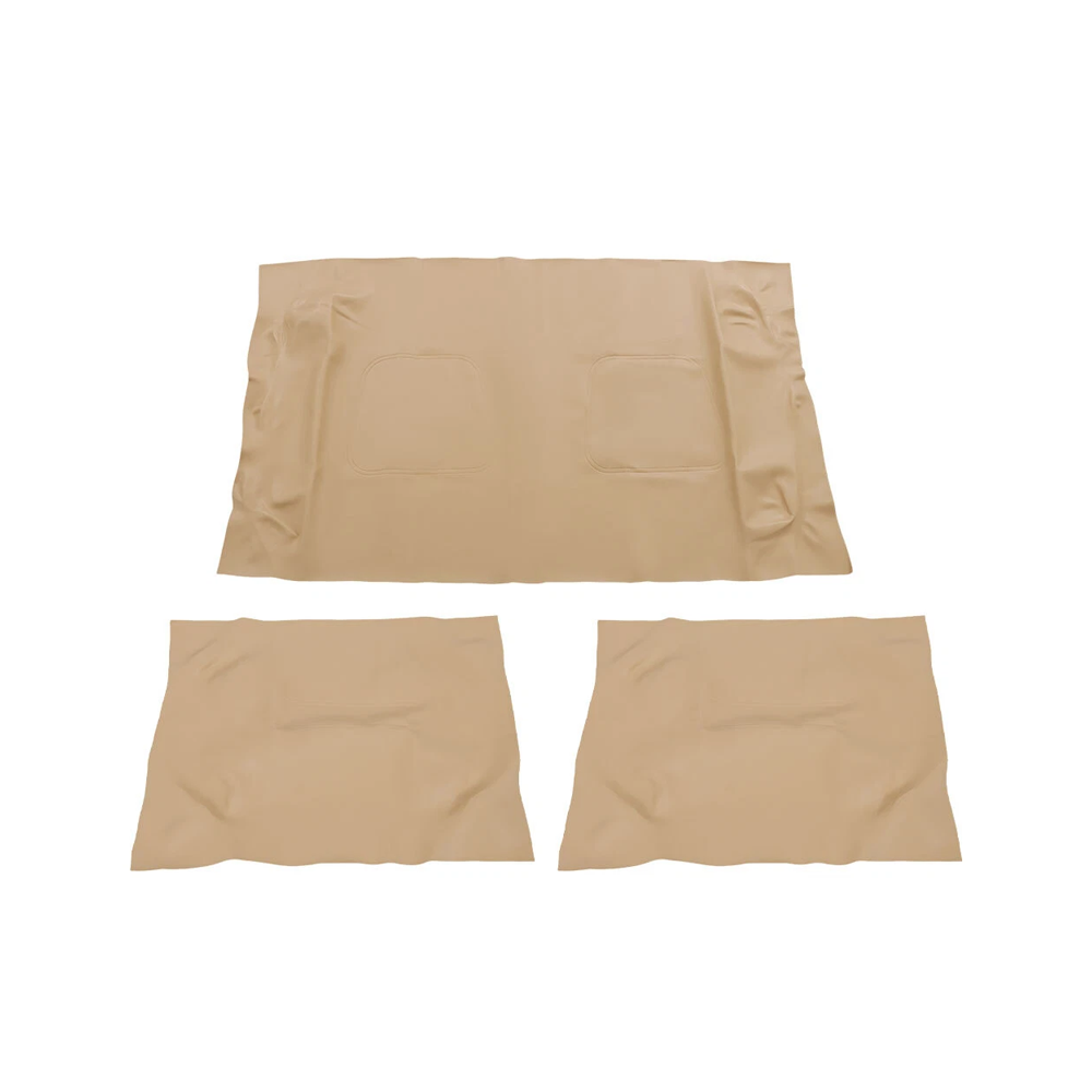 Front Seat Cover Kit for Club Car Golf Cart DS 1982-2000.5 Beige - KUDUPARTS