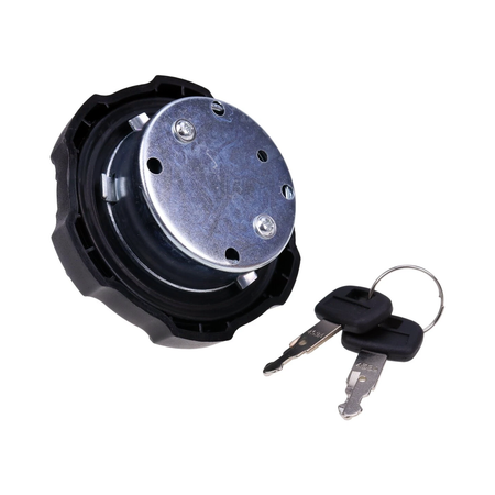 Fuel Cap 2658575 With Keys 459A for Caterpillar CAT Mini Hydraulic Excavator 303.5C 304C CR 305.5D 308E - KUDUPARTS
