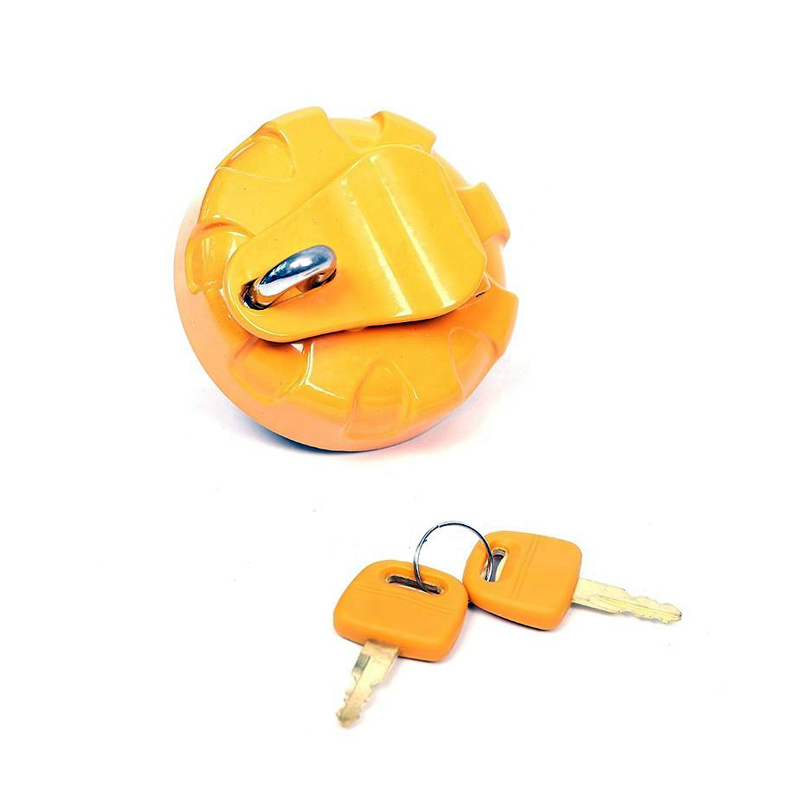 Fuel Cap With 2 Keys for Komatsu Excavator PC200-3 PC200-6 PC200-7 PC220-3 PC220-6 PC220-7 PC230-6 PC240LC-8
