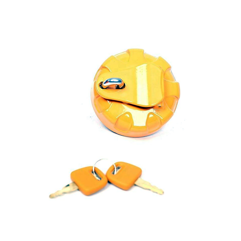 Fuel Cap With 2 Keys for Komatsu Excavator PC60-8 PC70-8 PC100-3 PC100-5 PC110-7 PC120-5 PC120-6 PC130-7 PC150-3 - KUDUPARTS