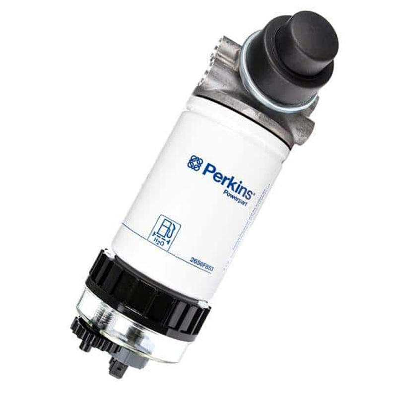 Fuel Filter Assembly 2656F087 for Perkins Engine Tier 3 1104 1106 - KUDUPARTS