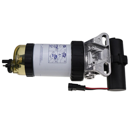 Fuel Filter Assembly 349-5328 361-3869 for Caterpillar CAT Engine 3044C C3.4 Loader 422E 428D 428E 432D 248B 287B - KUDUPARTS