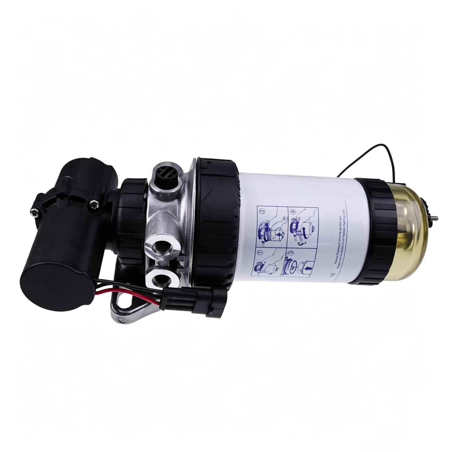 Fuel Filter Assembly 87802331 87803437 for New Holland TM140 TV140 TV145 TM155 TM120 TM175 TM130 HW340 TM190 Tractor