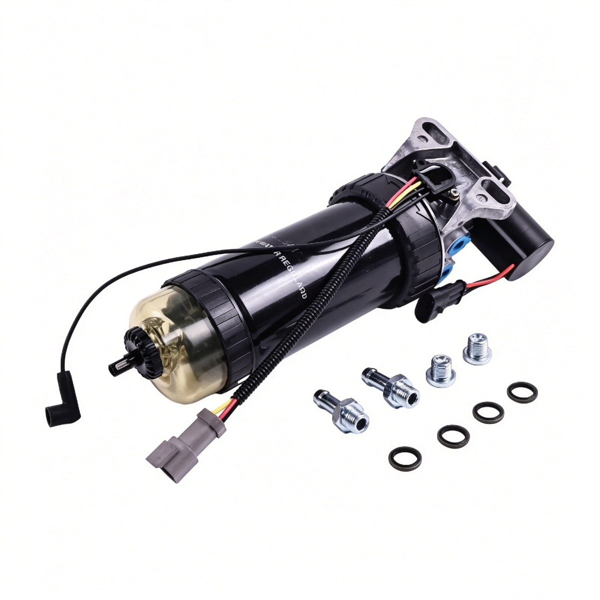Fuel Filter Water Separator & Lift Pump & Sensor Assembly RE541925 for John Deere Tractor E230LC E240 E240LC E260LC E300LC