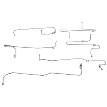 Fuel Injection Line Kit for Caterpillar CAT Engine 3406B Loader 980C 980G 980F - KUDUPARTS