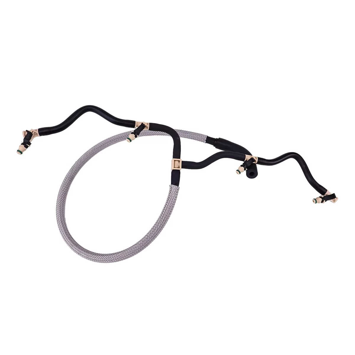 Fuel Injector Leak Back Pipe 320/07355 for JCB Engine 444 Eco Max TIER 4 Loader 3CX 4CX - KUDUPARTS