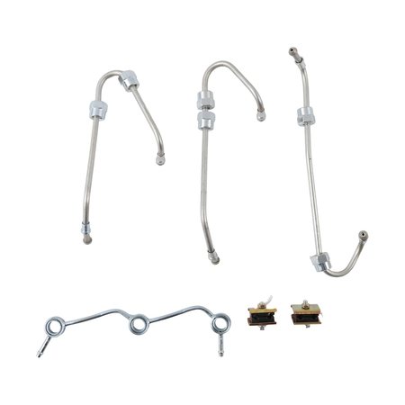Fuel Injector Pipe Set for Kubota D1105 Toro Groundsmaster 328D 228-D Reelmaster 5400-D 5500-D Loader 22327 - KUDUPARTS