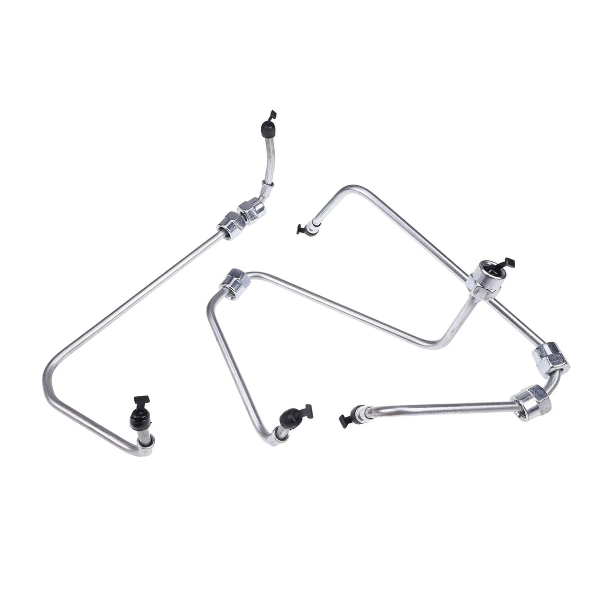 Fuel Injector Pipe Set for Kubota Engine V1702 Bobcat Skid Steer Loader 645 743 - KUDUPARTS
