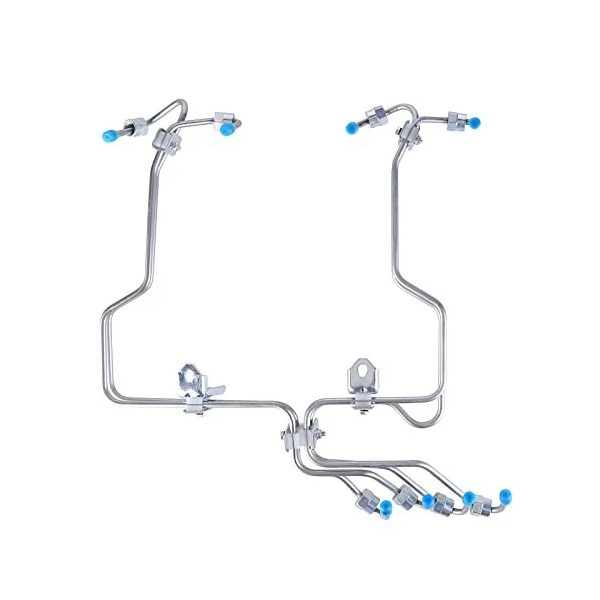 Fuel Injector Supply Tube Line Kit 3960783 3960784 for Cummins Engine 6B5.9 6BT 5.9L 1991-1993 Dodge Pickup