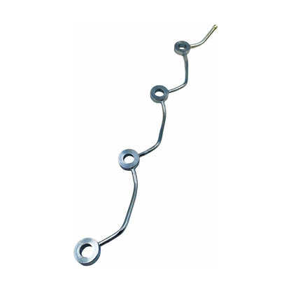 Tubo de escape de combustible 8-94368-249-1 para montacargas Isuzu con motor 4JG2-1-F TCM