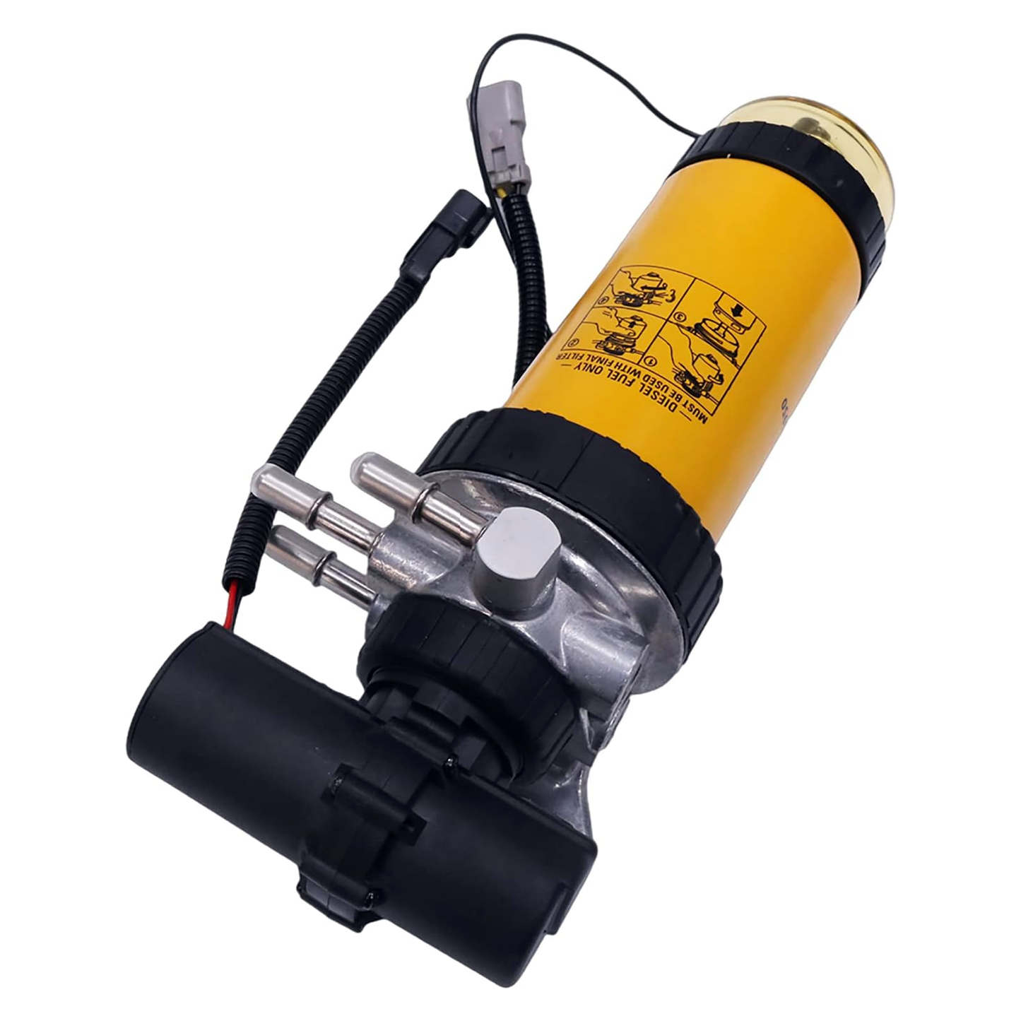 Fuel Lift Pump and Filter Assembly 333/C3351 320/A7046 for JCB 6TST 3CX 4CX