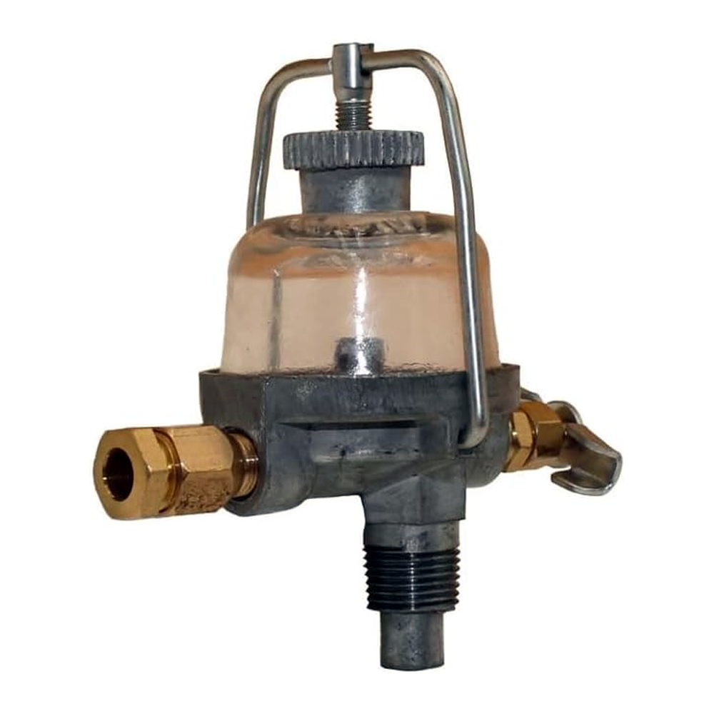 Fuel Sediment Bowl Assembly 03990AB1 A30049 for CASE Tractor 1255 850 450 850C M570 430CK 1010 950 8850 8840 - KUDUPARTS