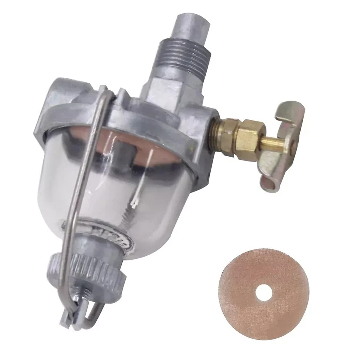Fuel Sediment Bowl Assembly AT326991 AM706T for John Deere MC 40 320 420 430 440 International Harveste Super AV1 404 454 464 Tractor - KUDUPARTS