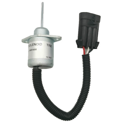 Fuel Shut Off Solenoid 6691498 for Bobcat Skid Steer S510 S530 T110 T140 T180 T190 S150 with 1 Year Warranty