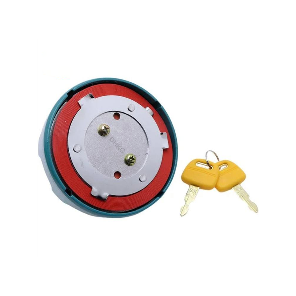 Fuel Tank Cap With 2 Keys DS-1593 for Kobelco Excavator SK200