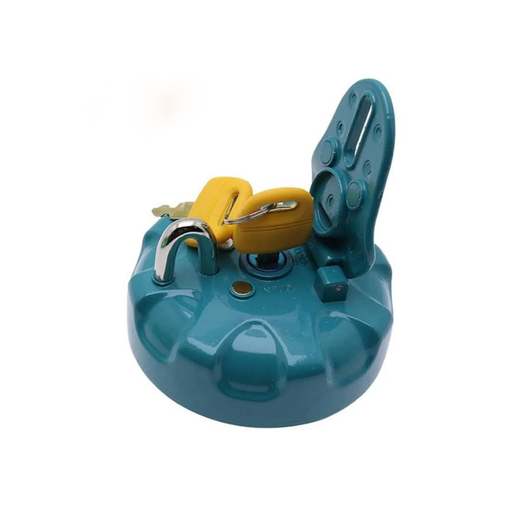 Fuel Tank Cap With 2 Keys DS-1593 for Kobelco Excavator SK200 - KUDUPARTS