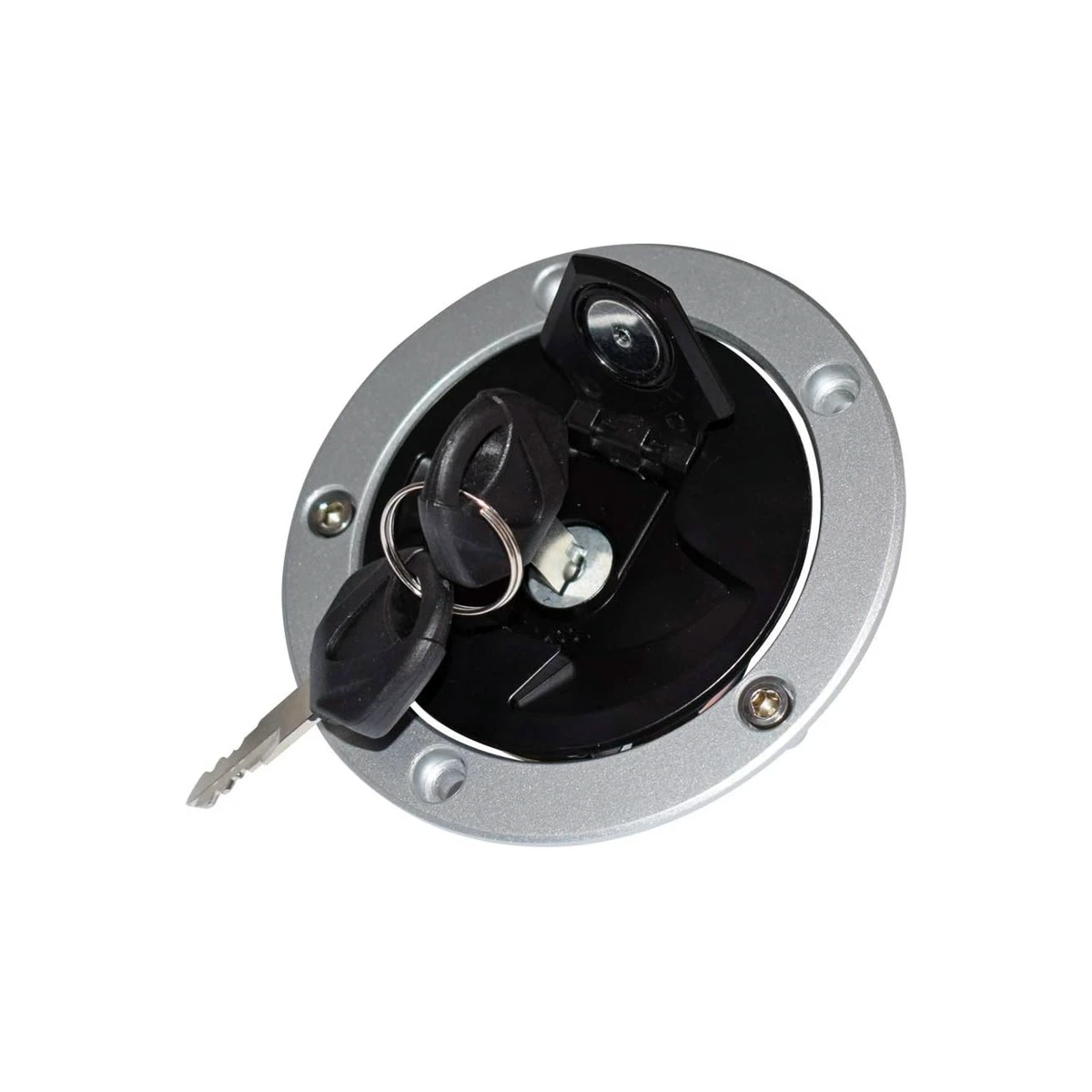 Fuel Tank Cap with 2 Keys 51049-0018 for Kawasaki Motorcycle 1990-1997 ZX1100 Ninja ZX-11 1995-1999 ZX600 Ninja ZX-6R - KUDUPARTS
