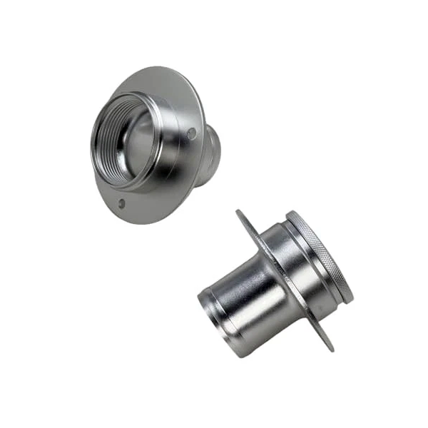 Fuel Tank Filler Neck With Billet Aluminum Gas Cap & Weld-On Steel Mount Bracket 17-2530 for 2" Connection Straight Hose