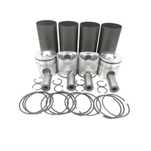 Gasket Set+Piston+Ring+Bearings+Washer for Cummins 3.9L 4BT Hyundai R130-5