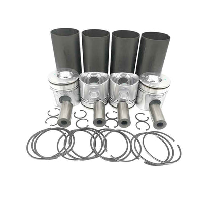 Juego de juntas+pistón+anillo+cojinetes+arandela para Cummins 3.9L 4BT Hyundai R130-5