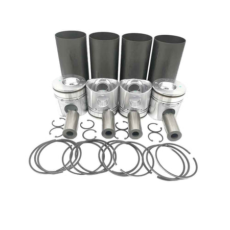 Gasket Set+Piston+Ring+Bearings+Washer for Cummins 3.9L 4BT Hyundai R130-5