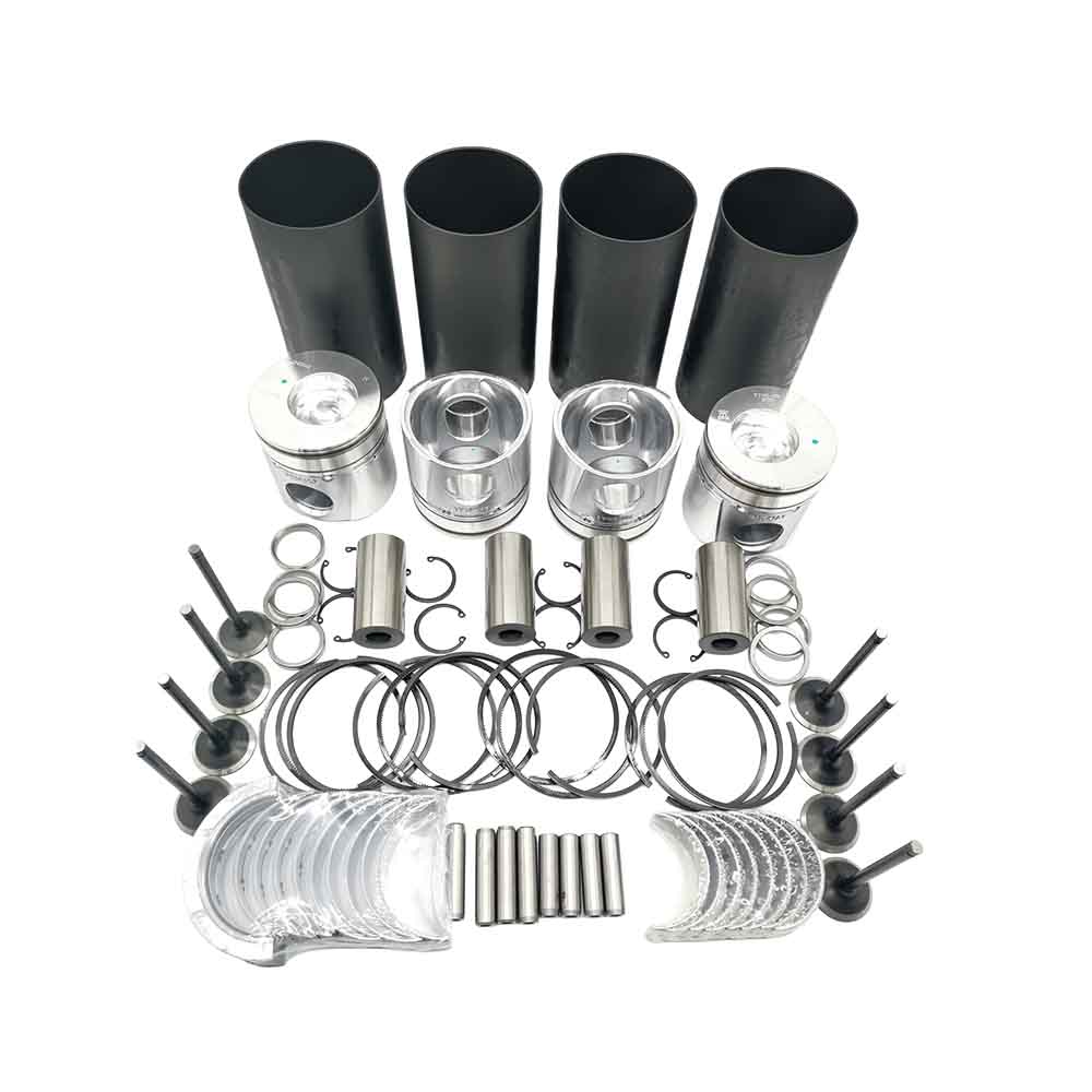 Juego de juntas+pistón+anillo+cojinetes+arandela para Cummins 3.9L 4BT Hyundai R130-5