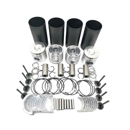 Gasket Set+Piston+Ring+Bearings+Washer for Cummins 3.9L 4BT Hyundai R130-5