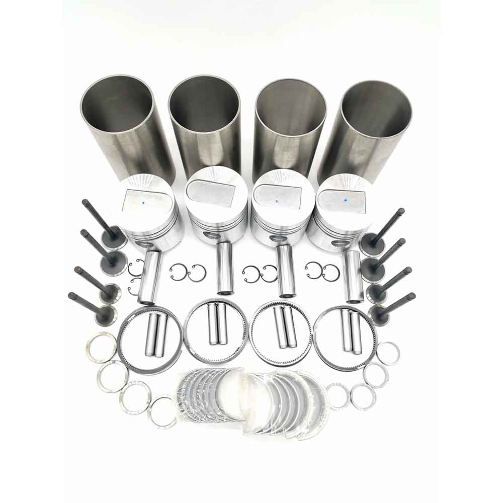 Gasket Set+Piston+Ring+Bearings+Washer for Mitsubishi 4DQ5 FD10 FD15 Forklift
