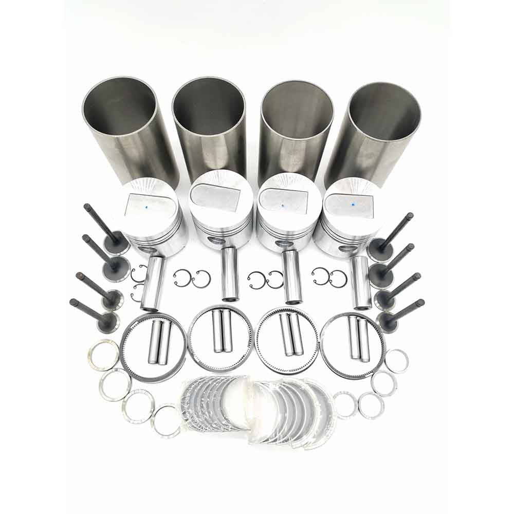Gasket Set+Piston+Ring+Bearings+Washer for Mitsubishi 4DQ5 FD10 FD15 Forklift