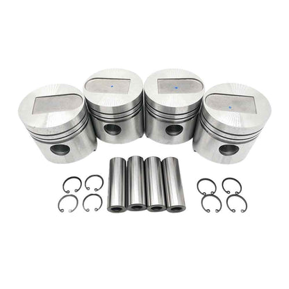Gasket Set+Piston+Ring+Bearings+Washer for Mitsubishi 4DQ5 FD10 FD15 Forklift
