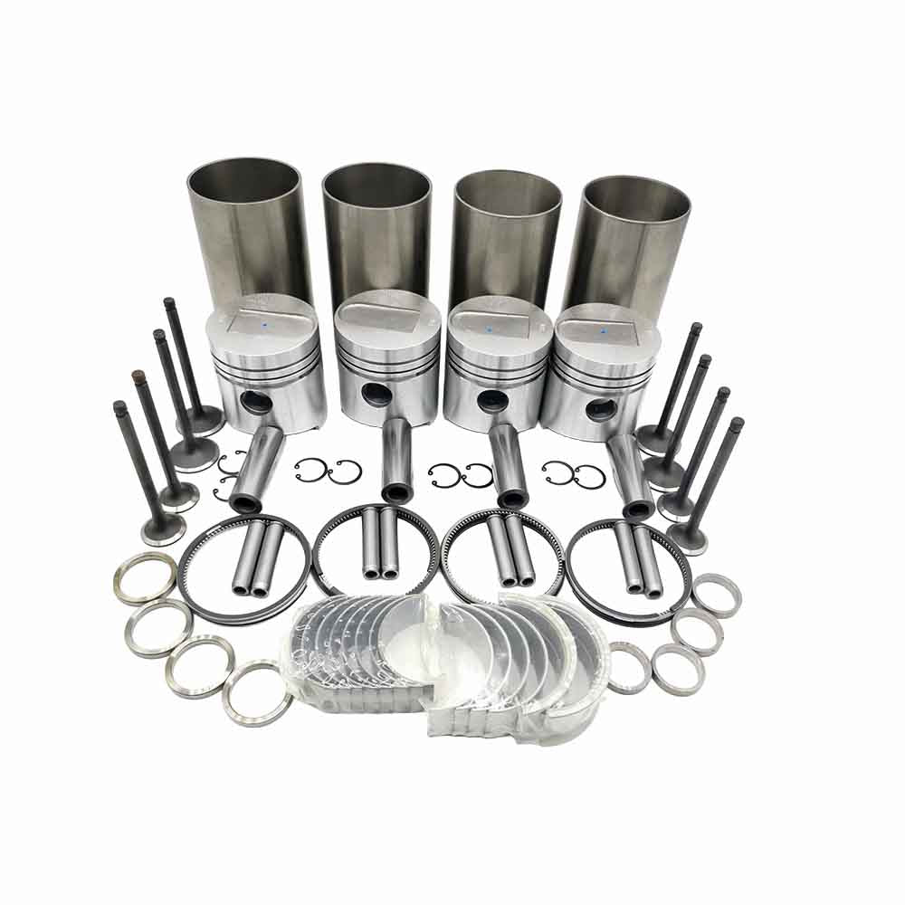 Gasket Set+Piston+Ring+Bearings+Washer for Mitsubishi 4DQ5 FD10 FD15 Forklift