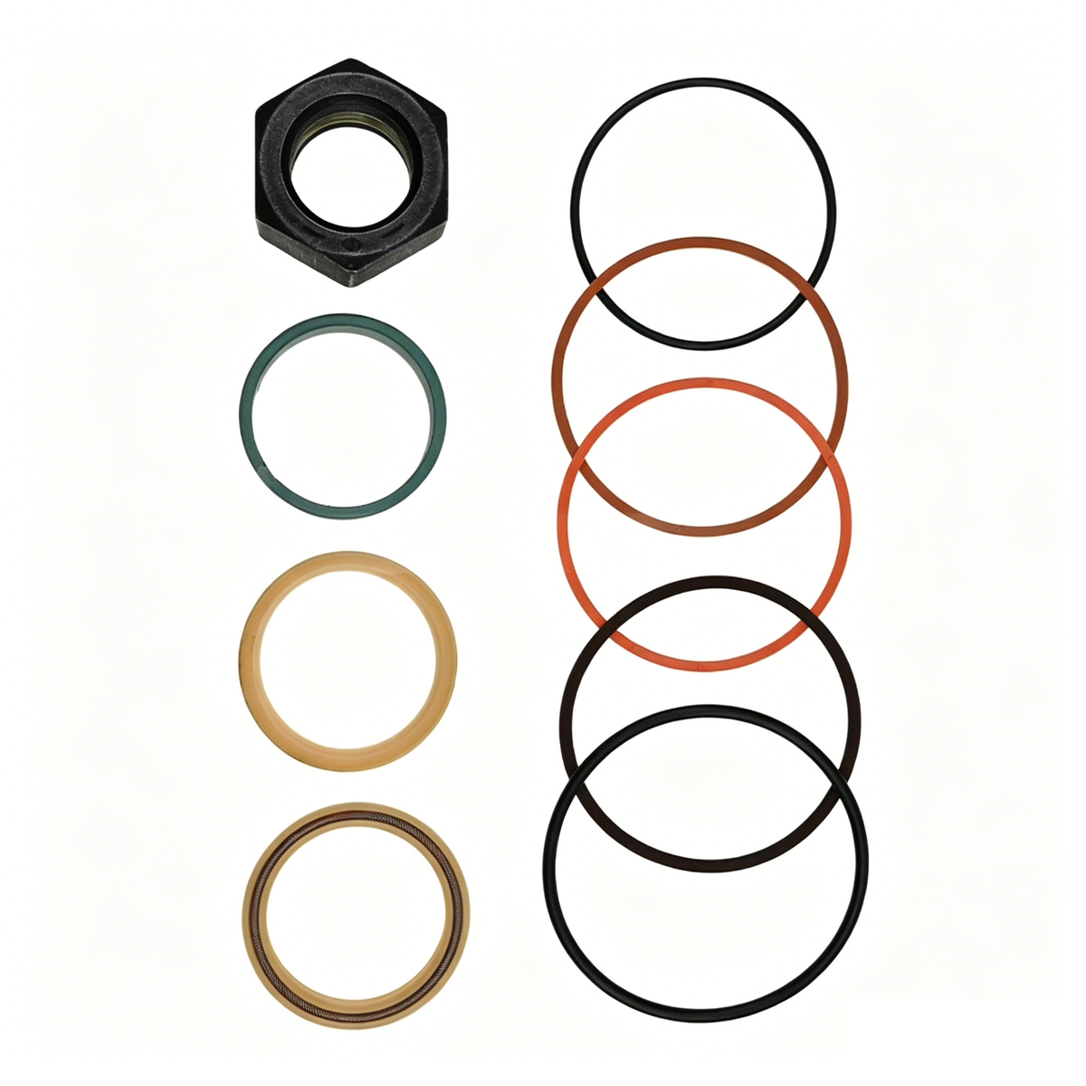 Genuine Bucket Cylinder Seal Kit 7225639 for Bobcat 335 435 Excavator - KUDUPARTS