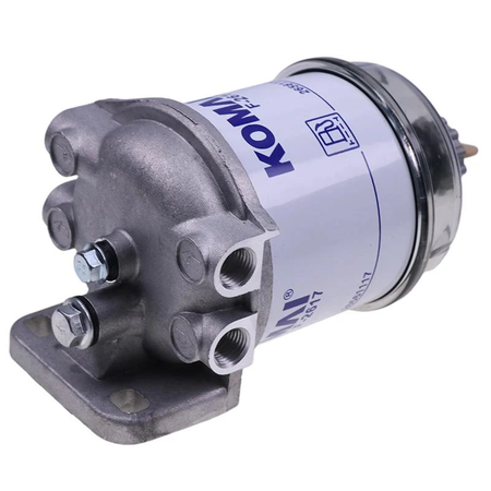 Glass Bowl Fuel Filter Assembly 1692890M91 for Massey Ferguson Tractor 50 65 135 150 165 174 180 230 235 - KUDUPARTS
