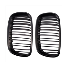 Gloss Black Dual Slats Front Kidney Grill Grille 51712334708 51712334710 for BMW F15 F16 X5 X6 2014-2018