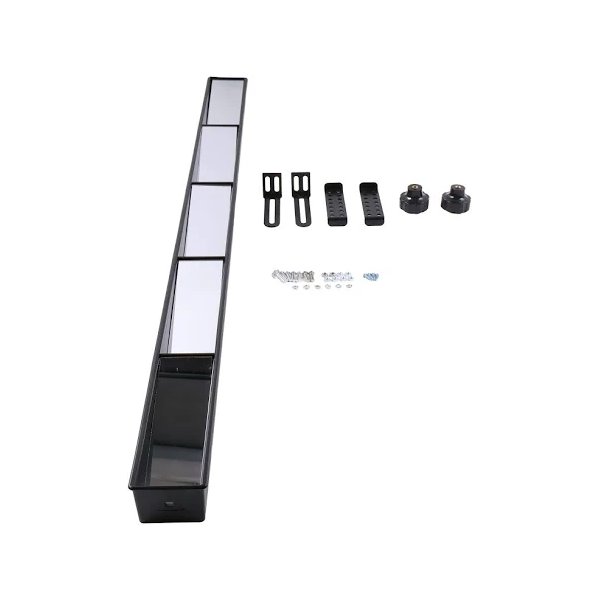 Golf Cart 5 Panel Mirror Eliminate Blind Spots Wide Angle Rear View Mirror for Yamaha EZGO Club Car - KUDUPARTS