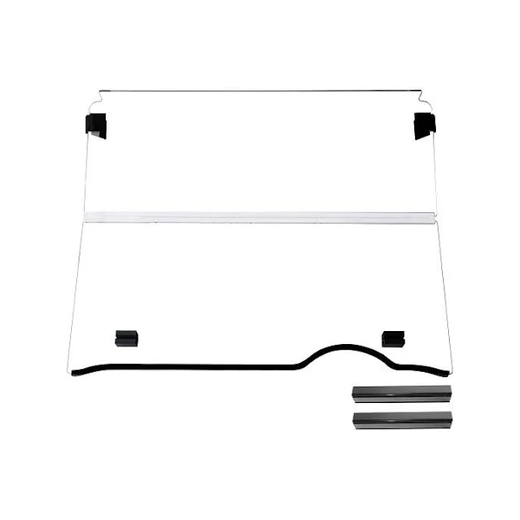 Golf Cart Thickened Foldable Shatterproof Windshield for EZGO RXV 2008-Up - KUDUPARTS