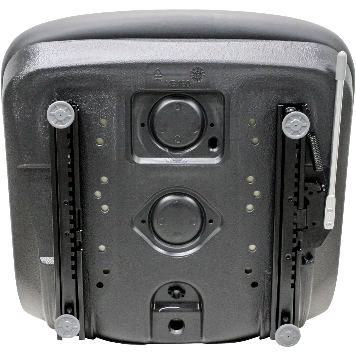 Gray Vinyl Seat Assembly 86591379 87019259 86504595 for New Holland L140 L150 L160 L170 L555 L565 L781 L783 L785 L865 LS140 LS150 LS160 LS170 - KUDUPARTS
