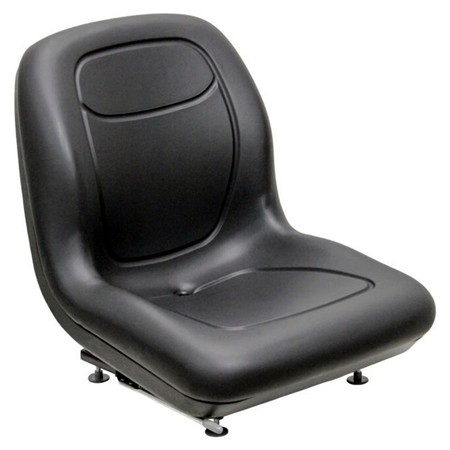 Gray Vinyl Seat Assembly 86591379 87019259 86504595 for New Holland L140 L150 L160 L170 L555 L565 L781 L783 L785 L865 LS140 LS150 LS160 LS170 - KUDUPARTS