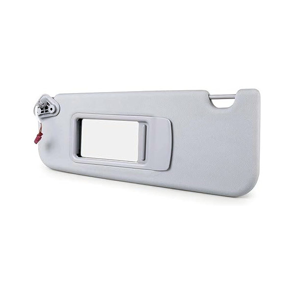 Grey Right Passenger Side Sunvisor 51167252010 for BMW 3 Series E90 Sedan E91 Touring X1 2005-2015 - KUDUPARTS