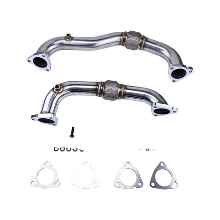 Heavy Duty Thick Wall Stainless Up Pipe 8C3Z-6N640-A for 2008-2010 Ford 6.4L Powerstroke - KUDUPARTS