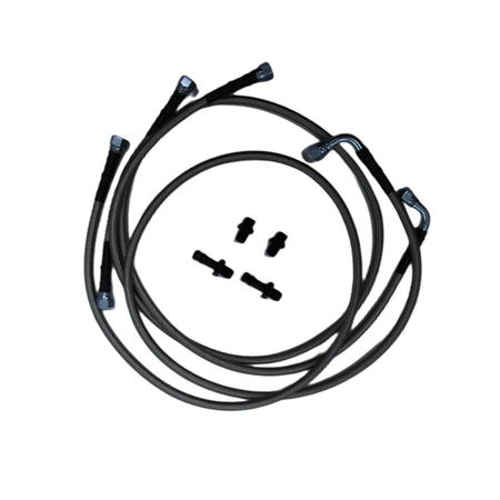 Heavy Duty Transmission Cooler Hose Line Kit for 2003-2007 Cummins 47RE 48RE Dodge Pickup Truck Ram 2500 3500 - KUDUPARTS