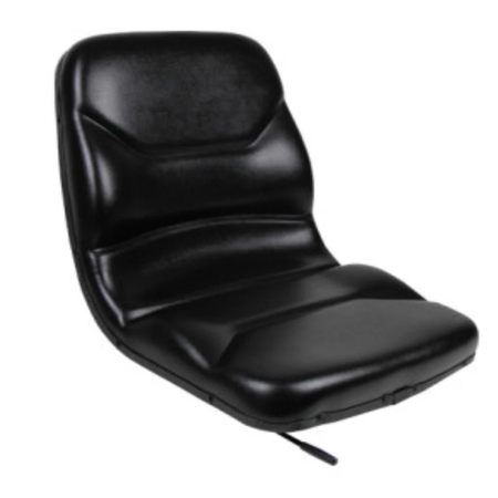 High Back Black Seat for Bobcat Skid Steer Loader S205 - KUDUPARTS