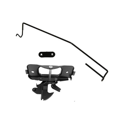 Hood Latch & Catch Striker & Rod & Safety Catch Kit 55275843AB 55275850AB 05143056AA for 2002-2009 Dodge Ram 1500 2500 3500