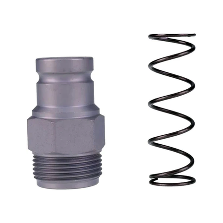 Hydraulic 3/8 Male Flat Face Quick Coupler 6679838 for Bobcat 753 763 773 863 864 883 A220 A300 A770 5600 5610 - KUDUPARTS