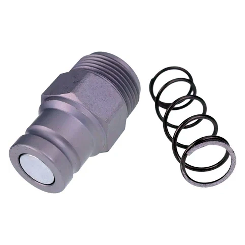 Hydraulic 3/8 Male Flat Face Quick Coupler 6679838 for Bobcat S130 S160 S205 S450 S570 S770 T300 T650 T870 - KUDUPARTS