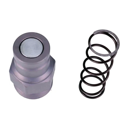 Hydraulic 3/8 Male Flat Face Quick Coupler 6679838 for Bobcat 753 763 773 863 864 883 A220 A300 A770 5600 5610 - KUDUPARTS
