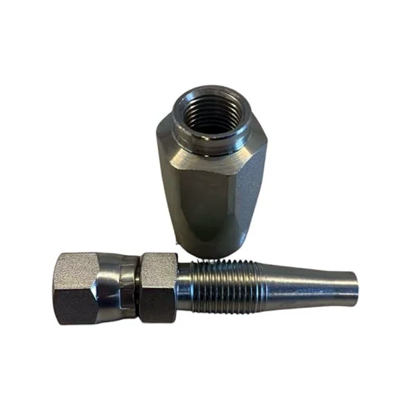 Accesorio de manguera hidráulica con conector JIC hembra de 3/8" para Parker 100R2AT