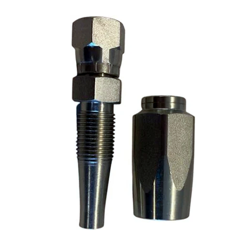 Accesorio de manguera hidráulica con conector JIC hembra de 3/8" para Parker 100R2AT