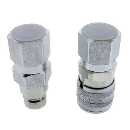Hydraulic Male & Female Flat Face Coupler Kit AT312470 KV14216 for John Deere 110 240 250 260 270 315 317 320 325 328 332 410G 310G 320D 318D 310SG